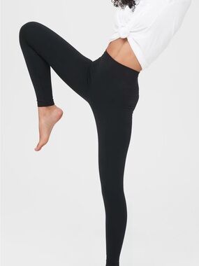 OFFLINE by Aerie Black Leggings (XXS) OG Original High Waisted
